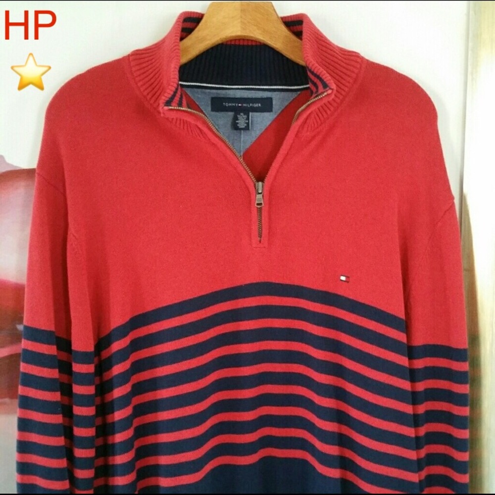 🔴🟢 T0mMy HilFiGer 1/4 zIp sweAtShiRt - Picture 4 of 9